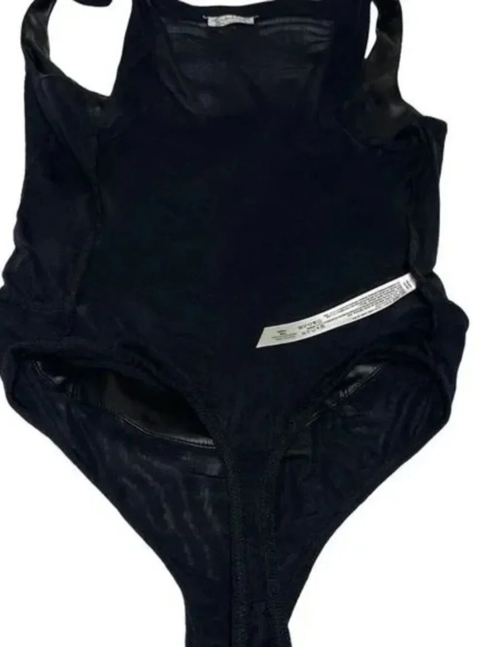 Free People Womens She's A Vegan Mesh Bodysuit Size SP